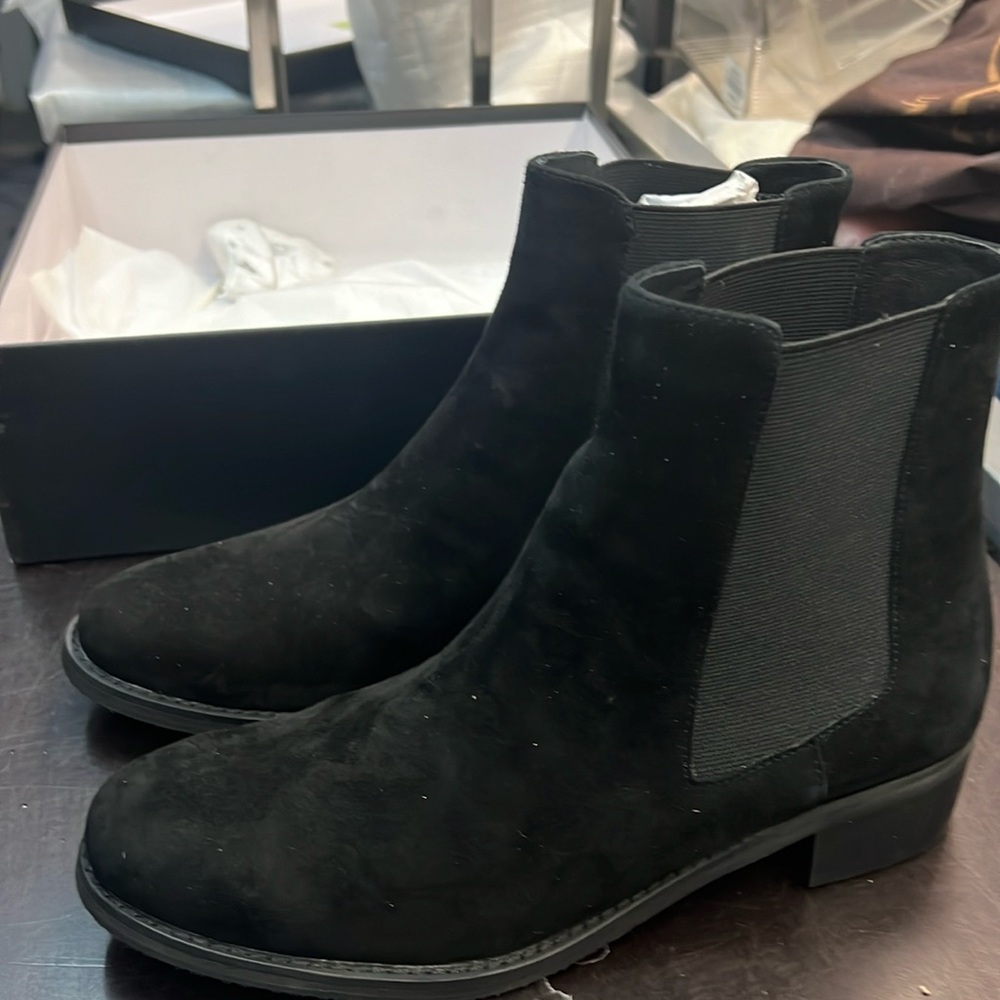 Maud Frizon Leather Boots 40 - Picture 2 of 15